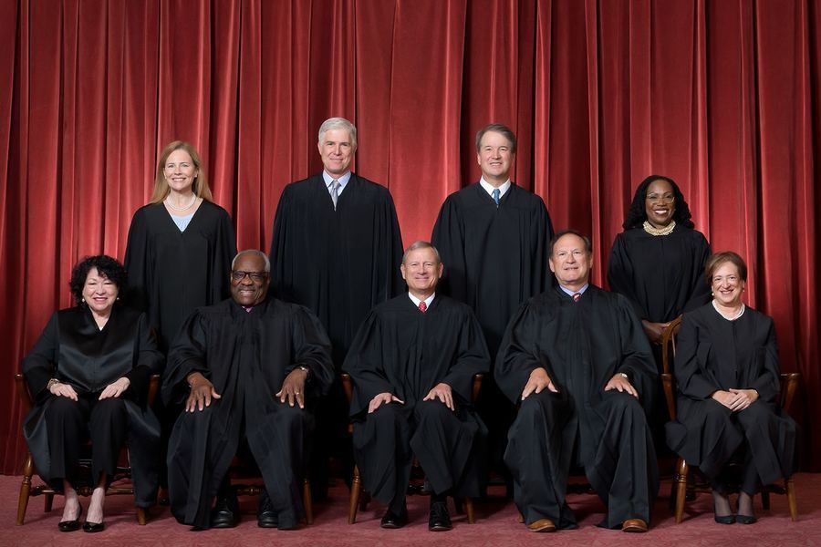 The Roberts Court (2022) — the nine sitting justices