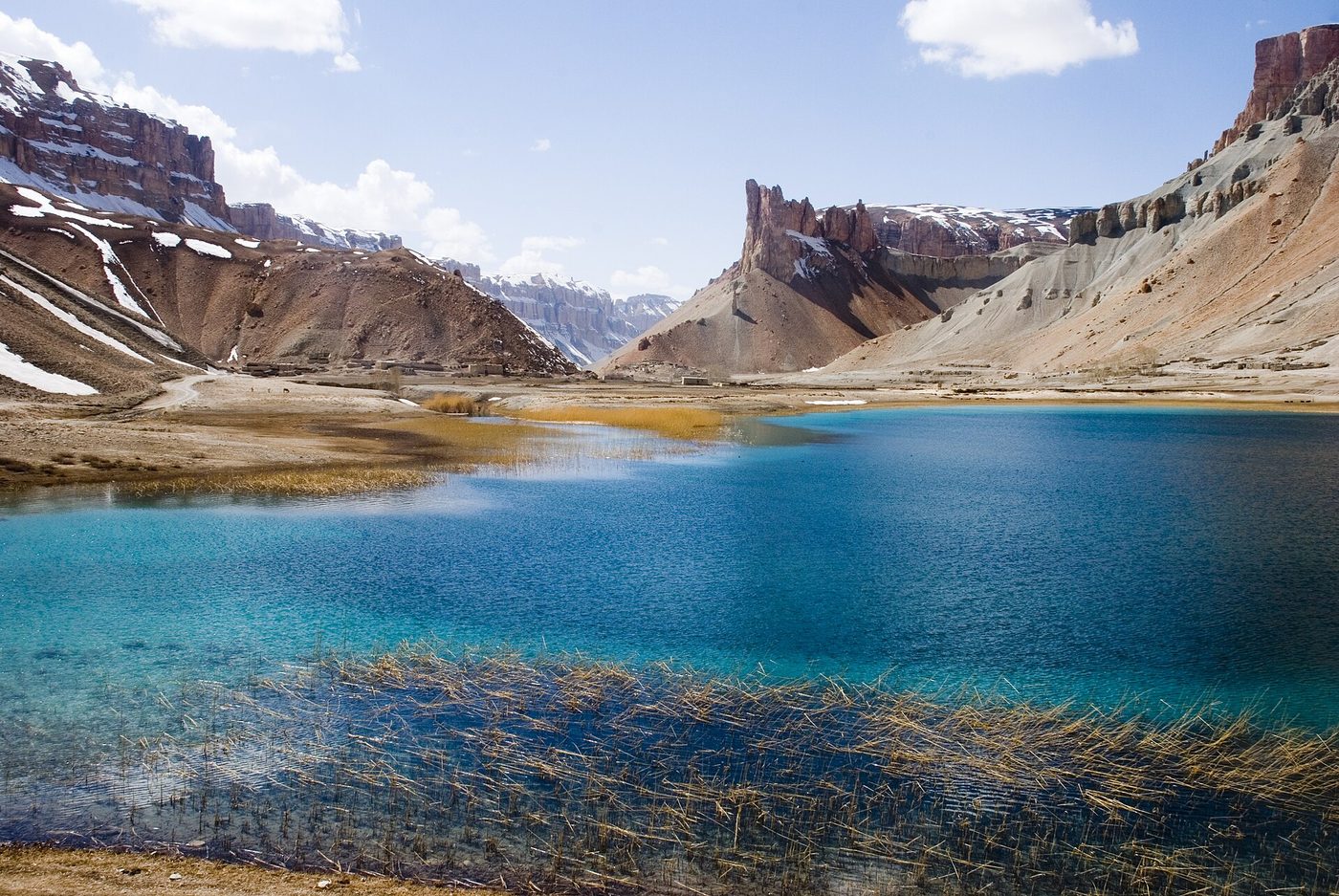 Lake in Band-e Amir National Park, Afghanistan