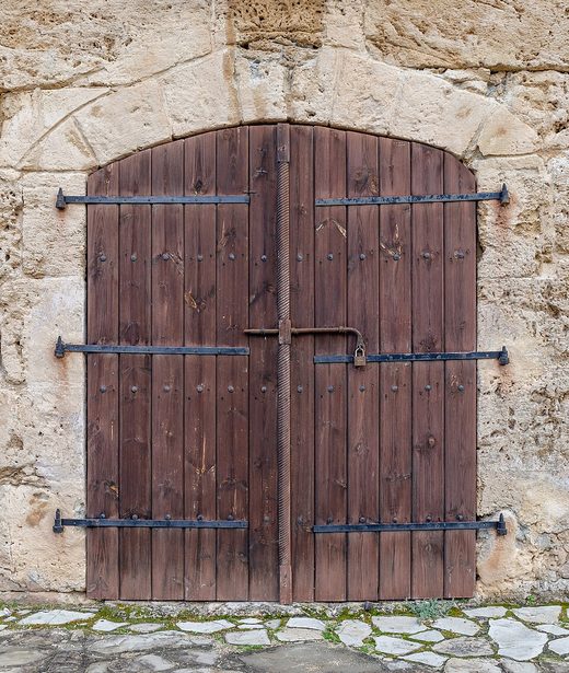 Door, Kyrenia Castle, Kyrenia, Northen Cyprus, Cyprus