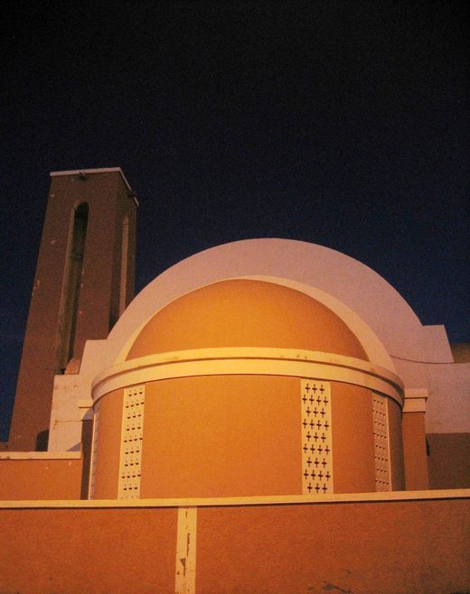 The Spanish cathedral, city of Laayoune in the south of Morocco, Western Sahara