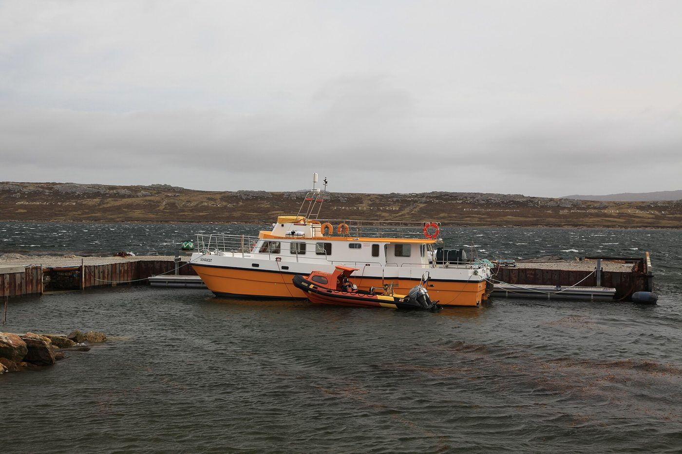 Research Ship in Stanley Harbour (5617624425), Falkland Islands (Malvinas)
