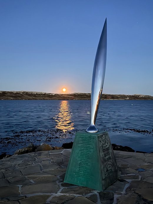 The Southern Monument at Stanley, Falkland Islands, Falkland Islands (Malvinas)