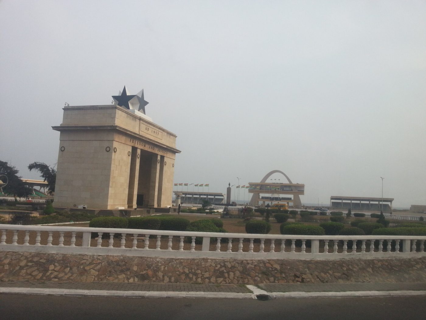 Outside view of Independence Square, Accra, Ghana, Ghana