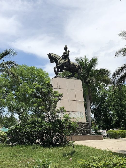Equestrian statue of Henri Christophe in Port-au-Prince, Haiti