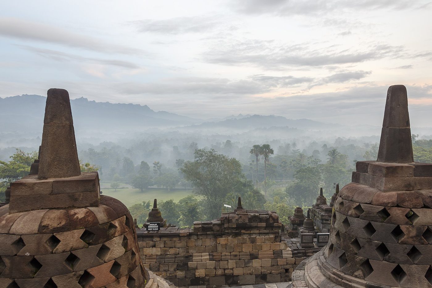 Borobudur-Temple-Park Indonesia Stupas-of-Borobudur, Indonesia