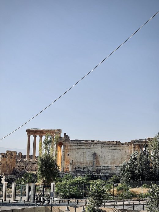 Temple of Jupiter in Baalbek - August of, Lebanon