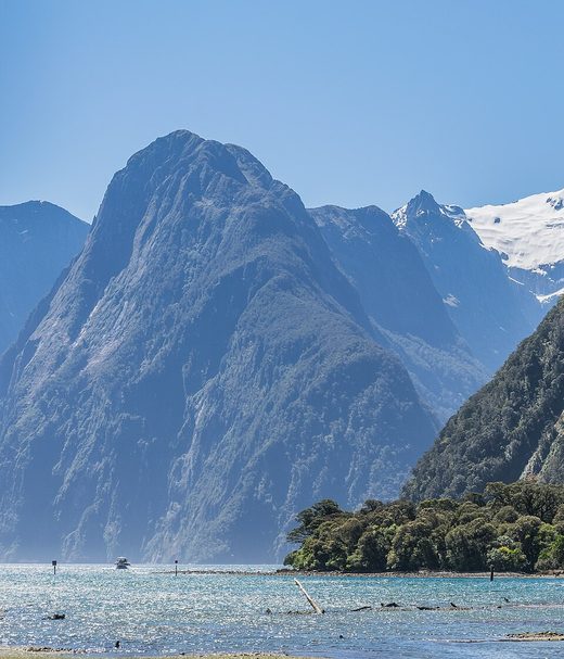 Milford Sound in Fiordland National Park, New Zealand