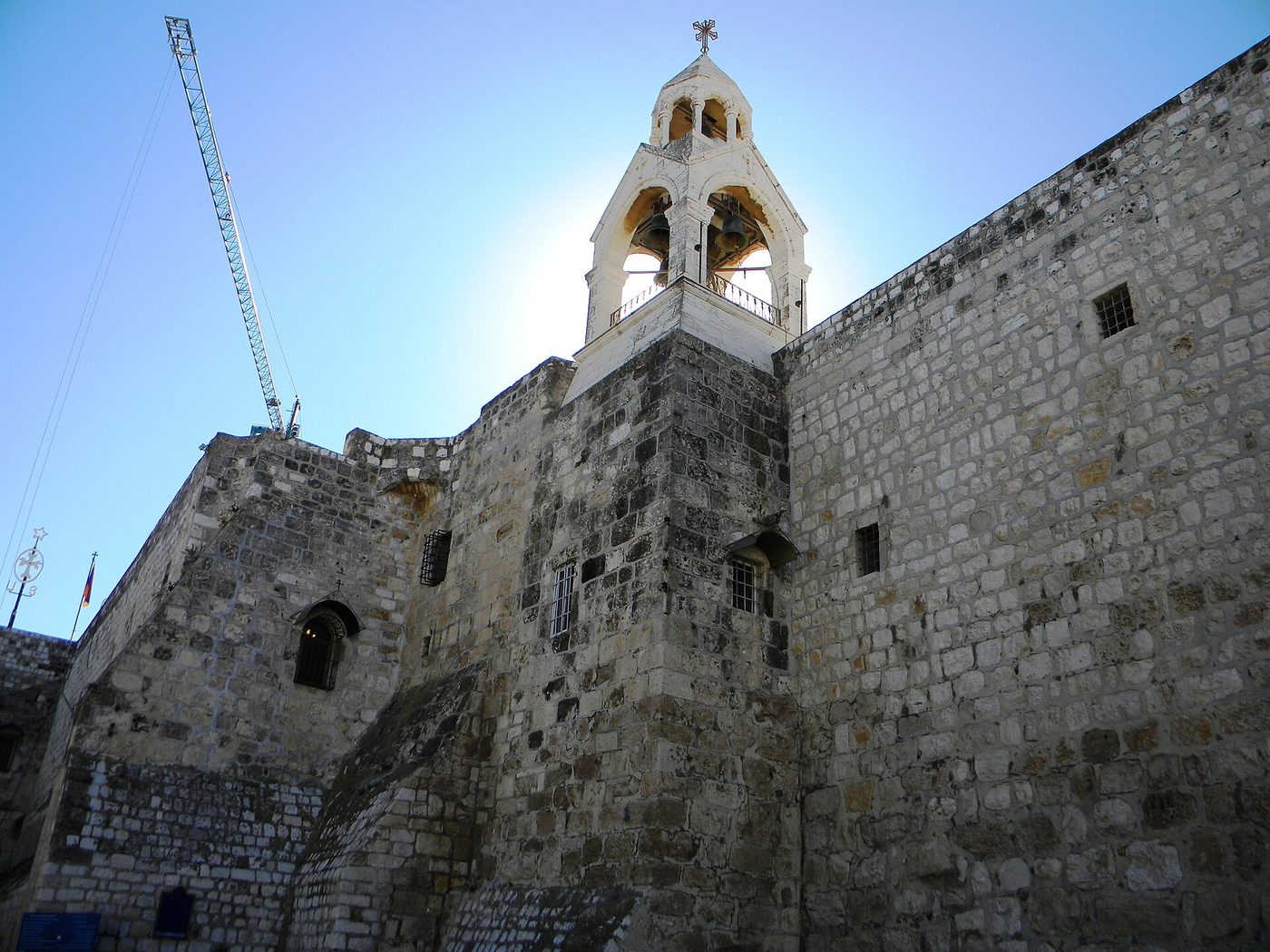 Church of the Nativity exterior Bethlehem, Palestine