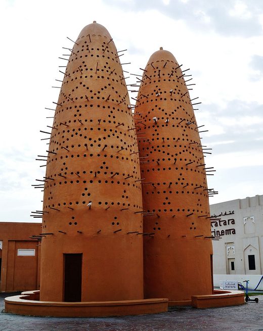Doha Katara Cultural Village Pigeon Towers, Qatar