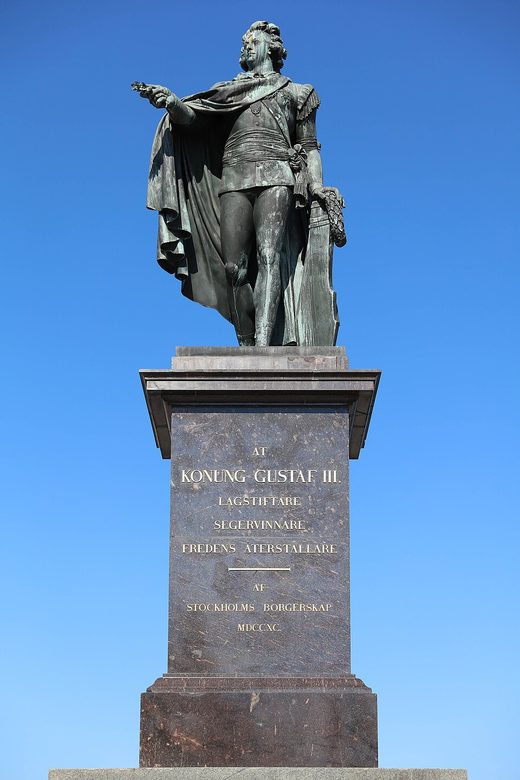 Monument to King Gustav III of Sweden (Stockholm), Sweden