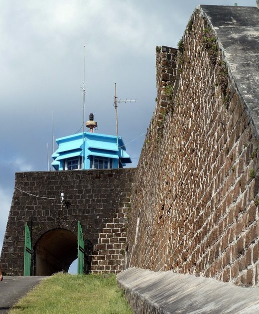 Entrance to Fort Charlotte, Kingstown, St. Vincent, Saint Vincent and the Grenadines
