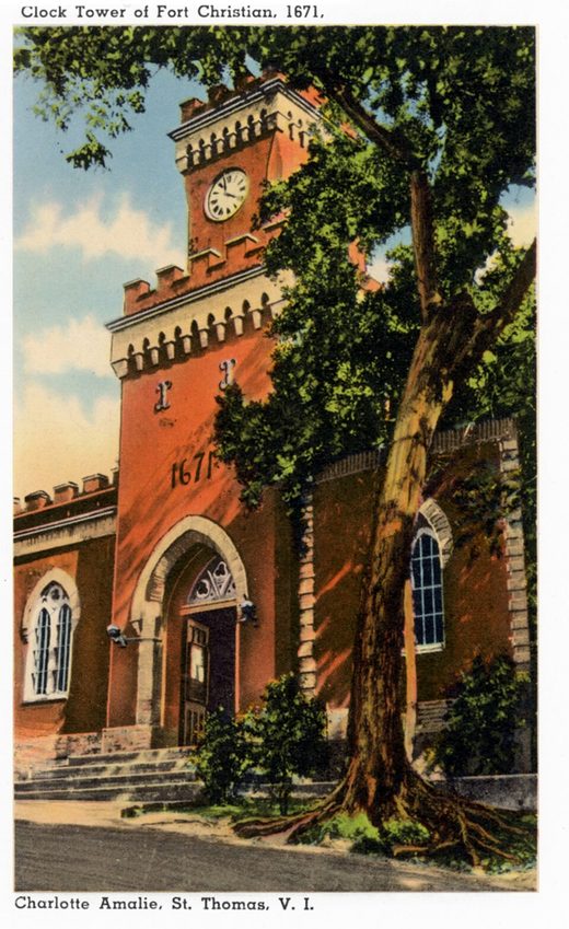 Charlotte Amalie - Fort Christian Clock Tower, Virgin Islands, U.S.